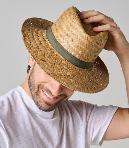 Chapeau paille homme traditionnel