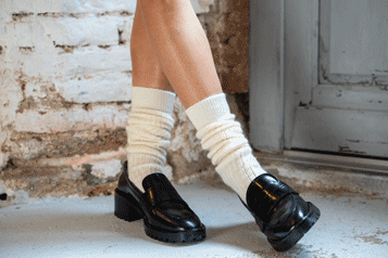 Chaussettes chaudes homme en mohair de France