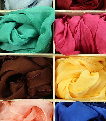 Foulards en soie fabriqués en France