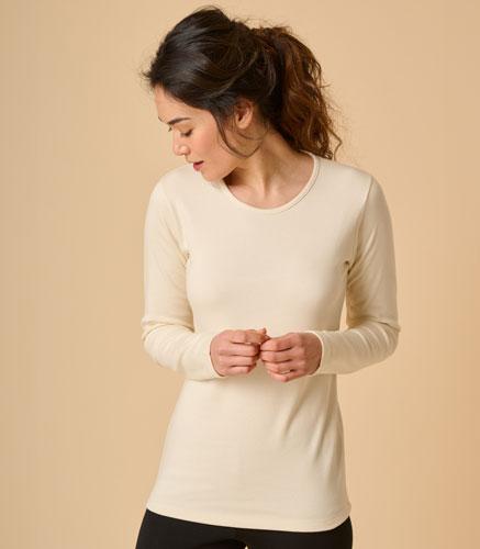 tshirt femme chaud pour l'hiver