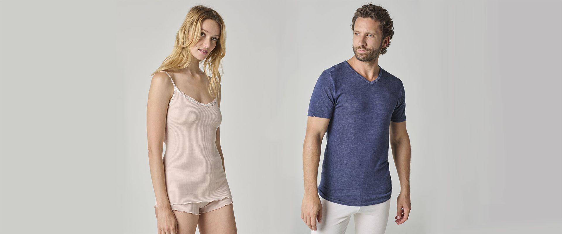 Vêtements femme et vêtements homme en laine mérinos