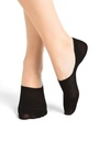 Protège pieds fleur de peau femme en coton couleur noir fabrication française