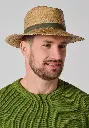 Chapeau homme en 100% paille fabrication française