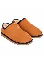Chaussons mixtes forme sabot en peau de mouton doublee laine