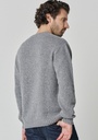 Pull chaud col V en laine pour homme