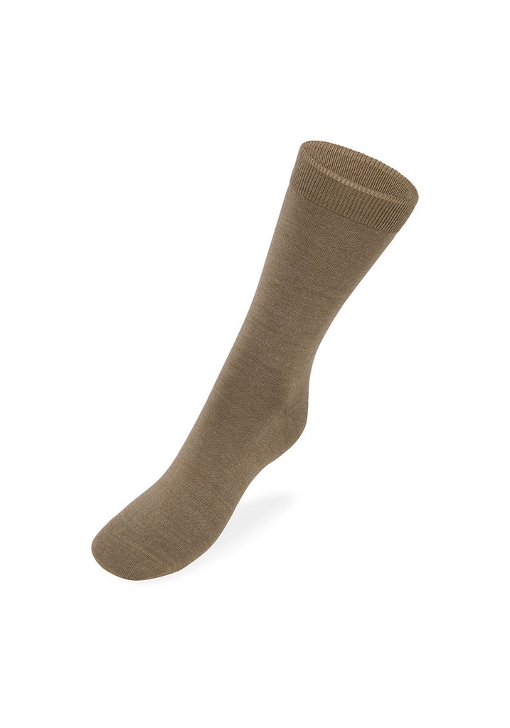 Chaussettes confort naturel mixtes couleur beige