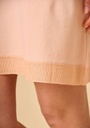 Fond de robe femme finitions croquet coton peigné
