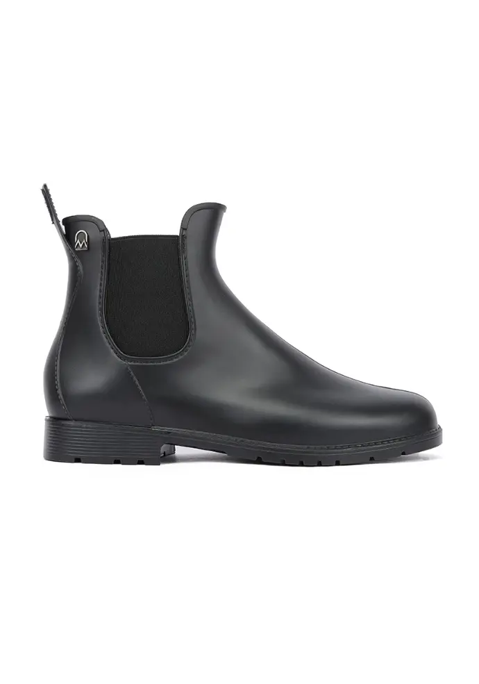 Bottines de pluie pour homme couleur noir