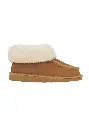 Chaussons mixtes rebord fourrés semelle élastomère