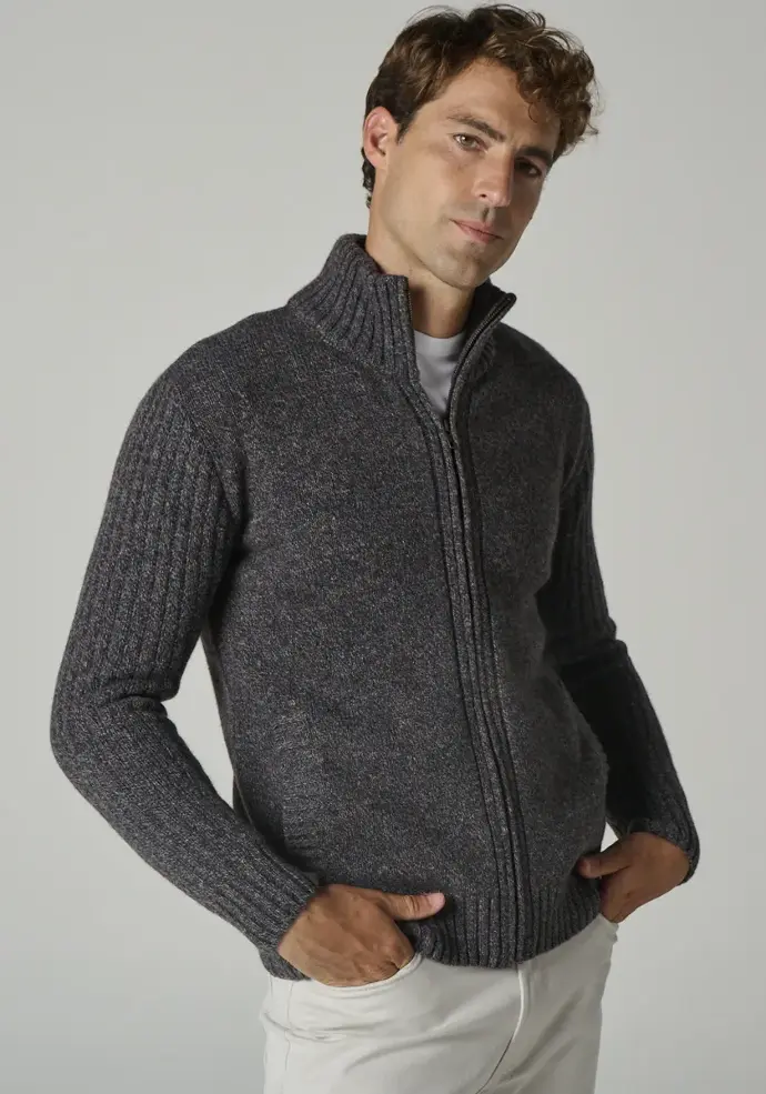 Blouson en laine pour homme