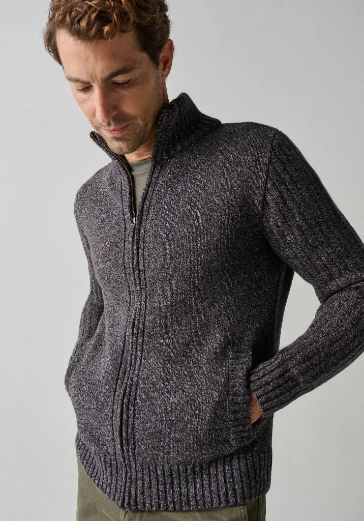 Gilet laine et yack pour homme