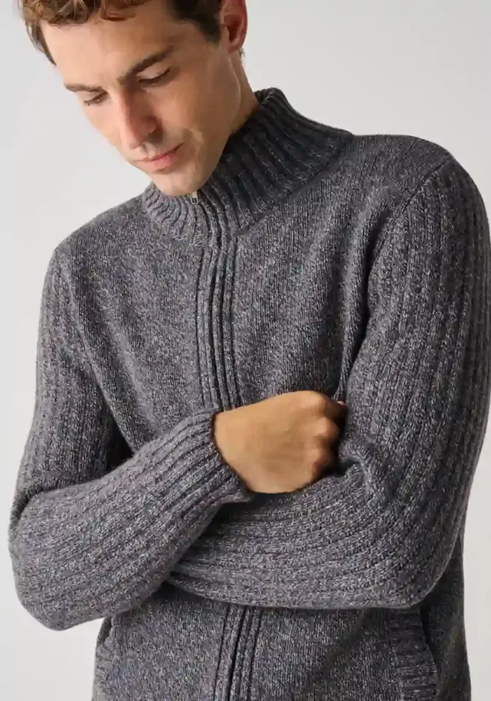 Gilet laine et yack pour homme