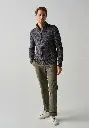 Blouson homme fermeture éclair bleu