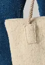 Sac femme en laine couleur écru