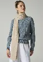 Echarpe chaude en laine et alpaga pour femme