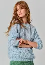 Pull femme en laine et soie