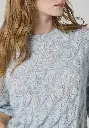Pull femme maille fantaisie