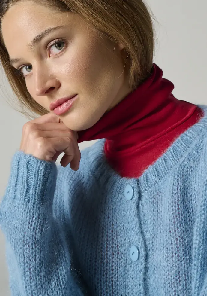 Gilet laine mohair des Pyrénées femme