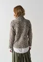 Gilet femme zippé yack couleur beige