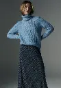 Gros pull laine mohair femme