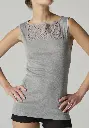 Débardeur femme en modal couleur gris