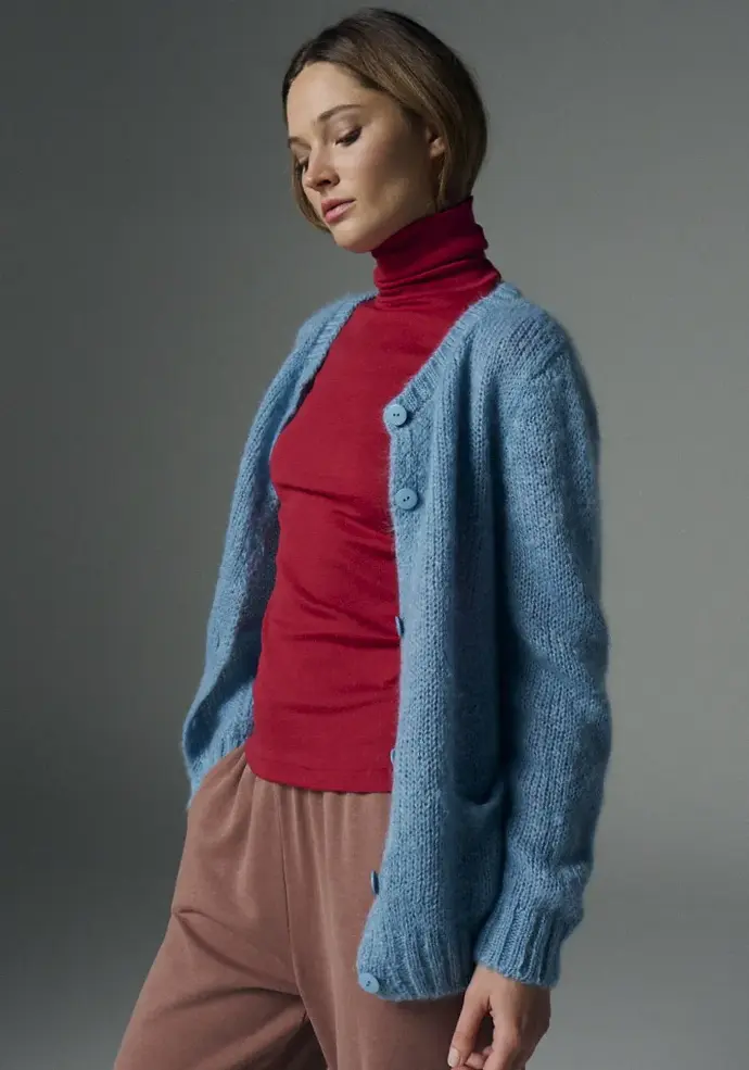 Sous pull chaud en laine pour femme