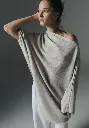 Poncho en laine mérinos et alpaga pour femme made in France