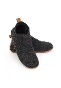 Chaussons homme non fourrés en feutre de laine