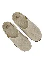 Mules non fourrées pour femme couleur beige
