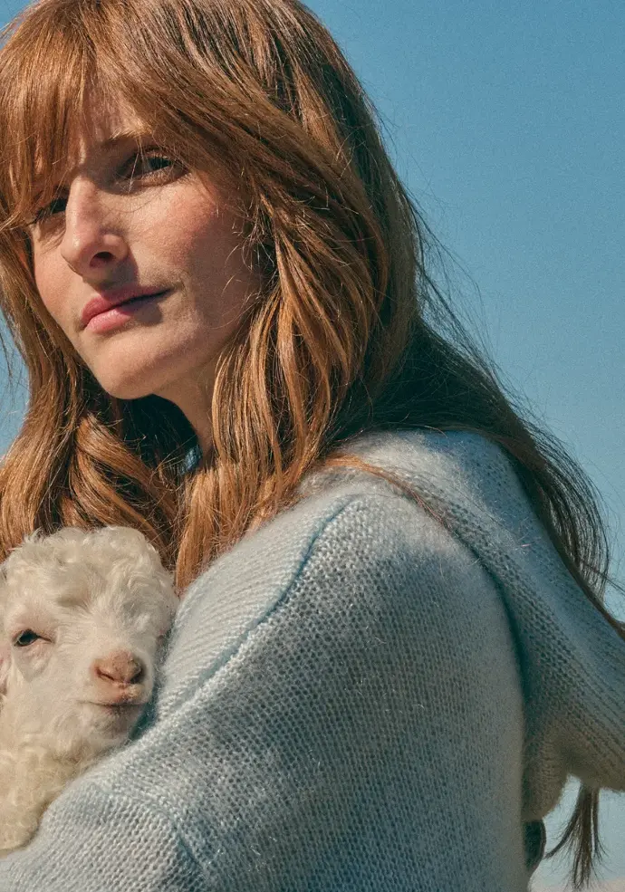 Pull en mohair de chevreau des Pyrénées pour femme