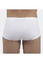 Slip ouvert en coton pour homme couleur blanc