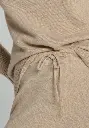 Pantalon femme d´intérieur en cachemire avec cordon de serrage à la taille