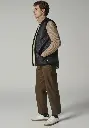 Gilet matelassé homme en laine sans manches chaud