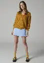 Cardigan femme en mohair et soie