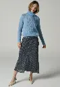 Pull femme col roulé en laine