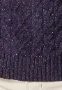 Pull homme col rond  torsadé en laine style irlandais
