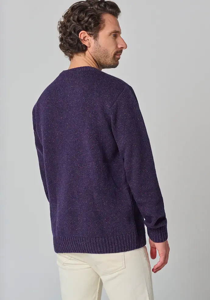 Pull chaud en laine pour homme