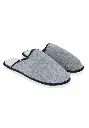 Mules mixtes semelle feutre antidérapante couleur gris made in France