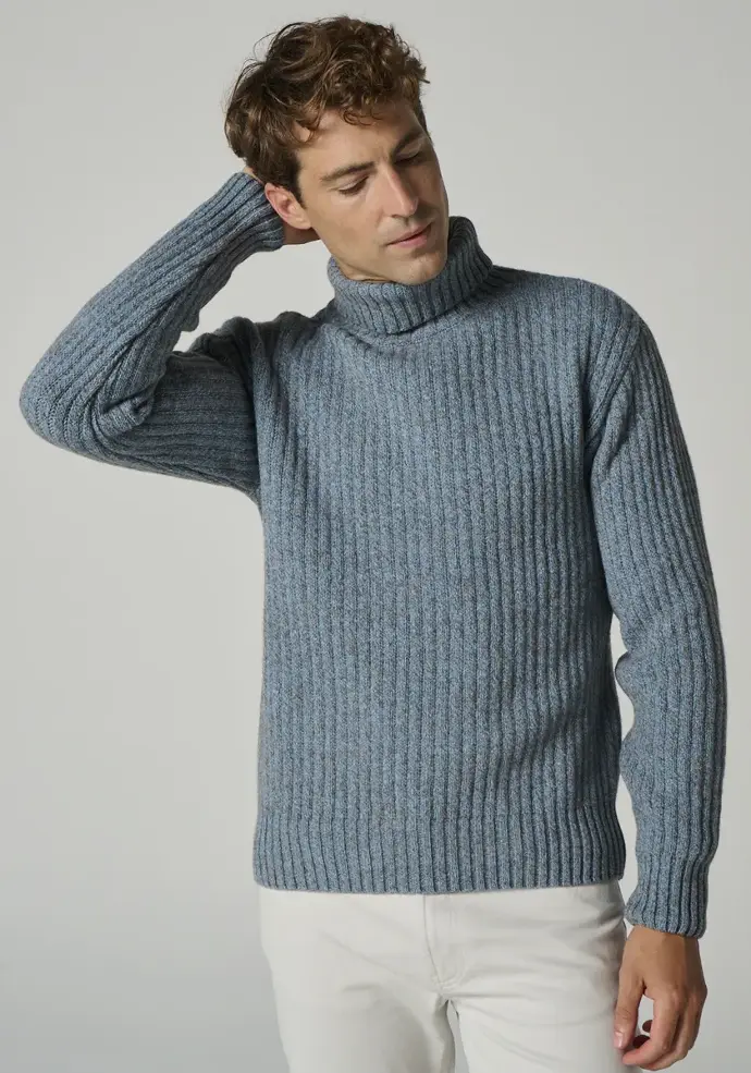 Pull col montant chaud pour homme