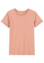 T-shirt homme en coton biologique couleur beige fabrication francaise
