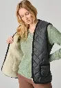 Gilet matelassé femme doublé laine sans manches