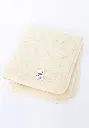 Couverture pour bébé en laine de mouton couleur naturel