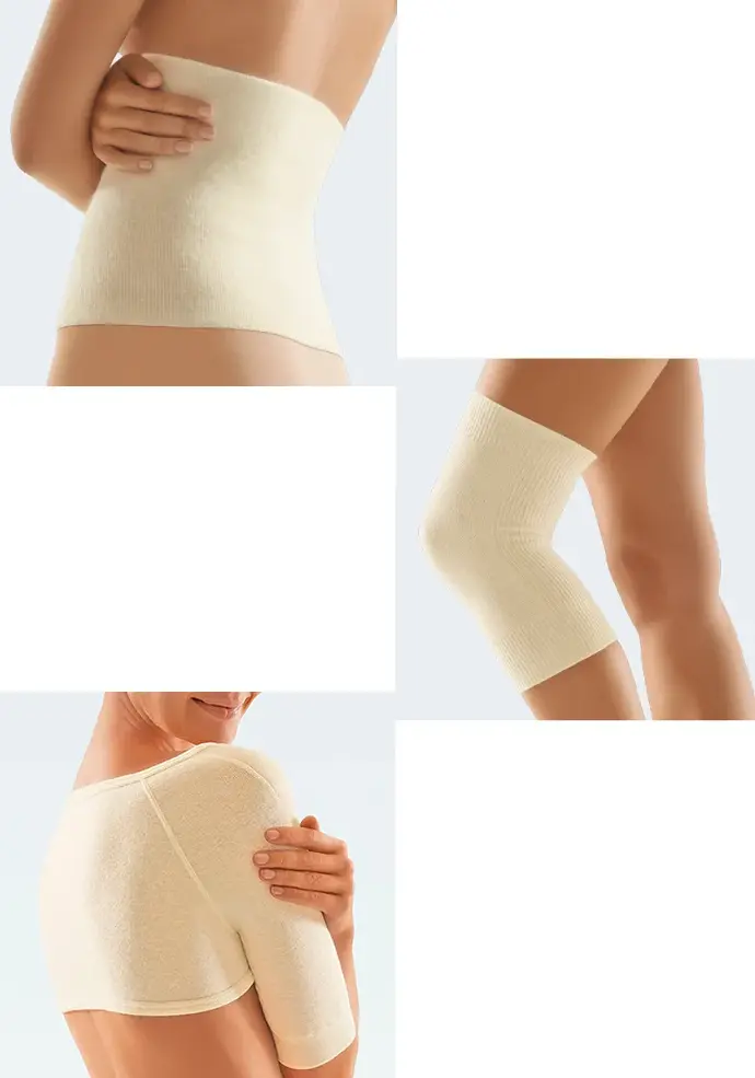 Bandage mixte articulation chauffant