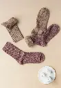 Lot de 2 chaussettes très chaudes en laine