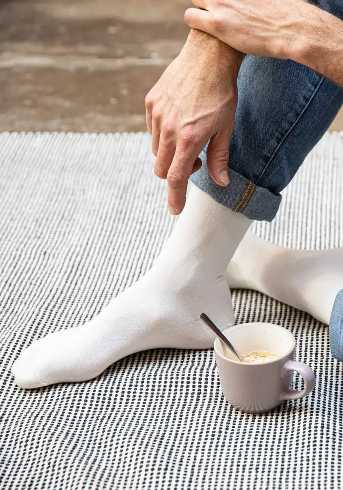 Lot chaussettes + mi-bas mixtes soie sans compression