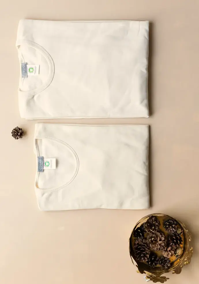Pack t-shirt manches longues coton biologique