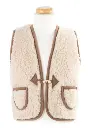 Gilet sans manches pour enfant en laine