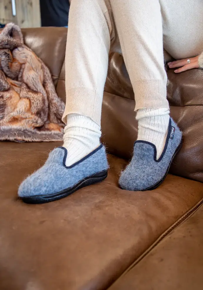 Chaussettes mixtes chaudes en laine mohair