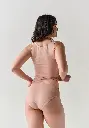 Culotte femme taille semi-haute couleur chair