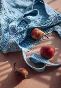 Sac tricot en coton bio grande anse